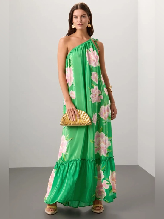 FARM Rio Dresses & Skirts - Farm Rio Floral Vibing Maxi Dress Green Women's Size XL